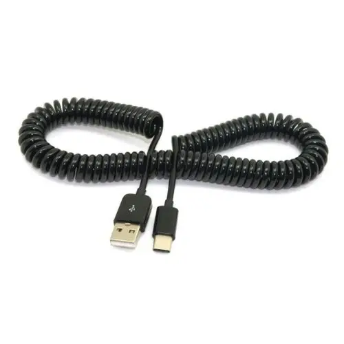 Zihan   USB-C 3.1 Type C Male to Standard USB 2.0 A Male Stretch Data   Cable 3m for N1 Tablet & Mobile Phone