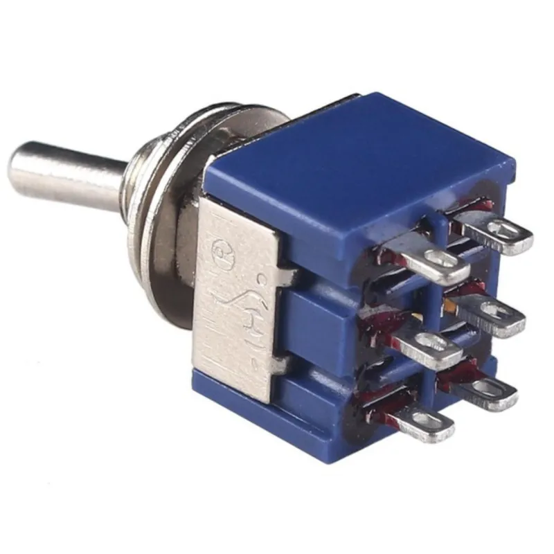 5 قطعة MTS-203 صغيرة تبديل مفاتيح 6A 125 فولت 6 دبابيس 3 موقف ON OFF ON الإغلاق التبديل التحكم في الطاقة #3