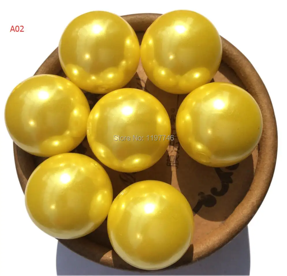 Beads for Jewelry Making Pearl Bead 6mm to 30mm Various colors Pearls Bead Acrylic Bead Round Beads Chunky Beads Loose Beads
