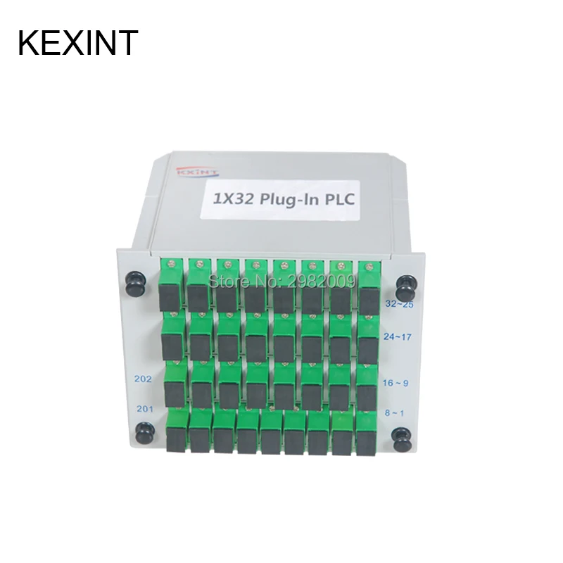 

KEXINT, напрямую с завода, ПЛК-Сплиттер SC/UPC 1*32 вставка/LGX/Кассетный тип, оптоволоконный/5 шт.
