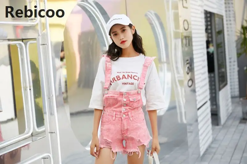 Jumpsuit Women Playsuits Denim Overalls for Womens Rompers Shorts Slim Casual Short Overalls Women Shorts Rompers Tracksuit