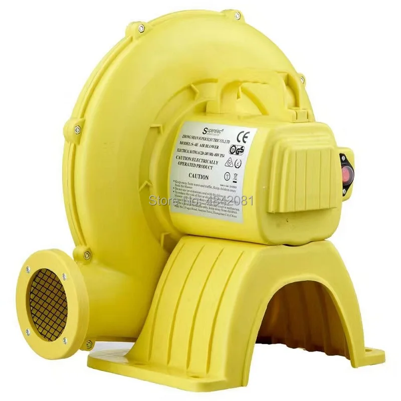 High quality 350-480W Small dust exhaust electric blower Inflatable model centrifugal blower air blower pump 220/110V