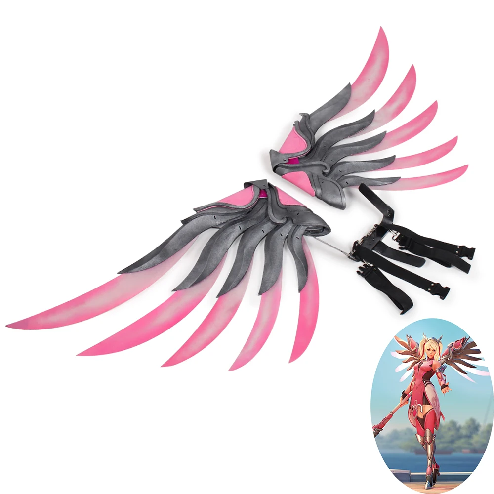 

OW Pink Mercy Charity Skin Wings Cosplay Prop Version 1