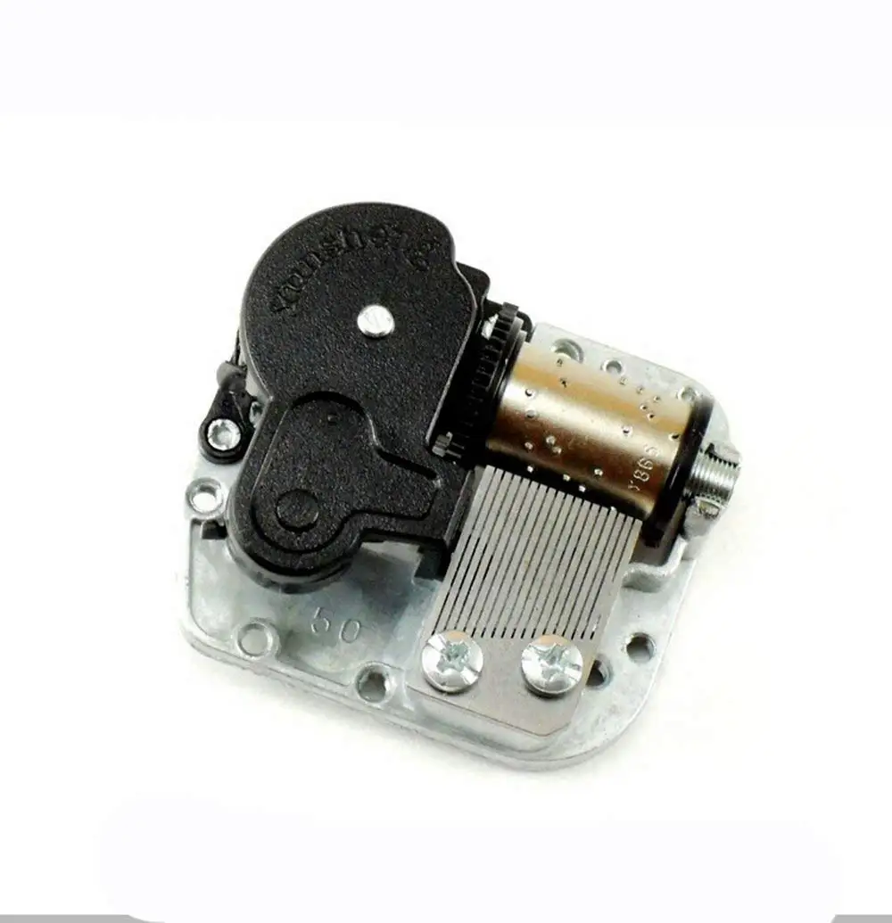 Yunsheng 18 Note Windup Clockwork Mechanism DIY Music Box Movement,Different Tunes Available