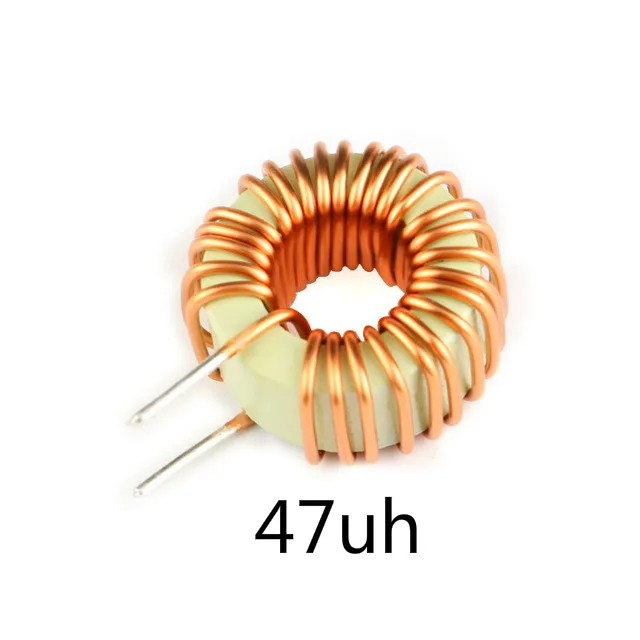 5pcs Toroid Inductor 3A Winding Magnetic Inductance 22uH 33uH 47uH 5647uH 100uH 220uH 330uH 470uH Inductor For LM2596