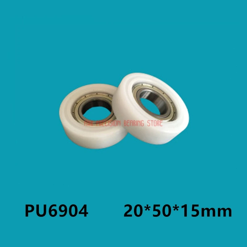 2023 Top Fashion Time-limited 10pcs Plastic Bearing 6904 Bearings Pom High 20*50*15 Rubber Roller Nylon Pulley Inner Diameter