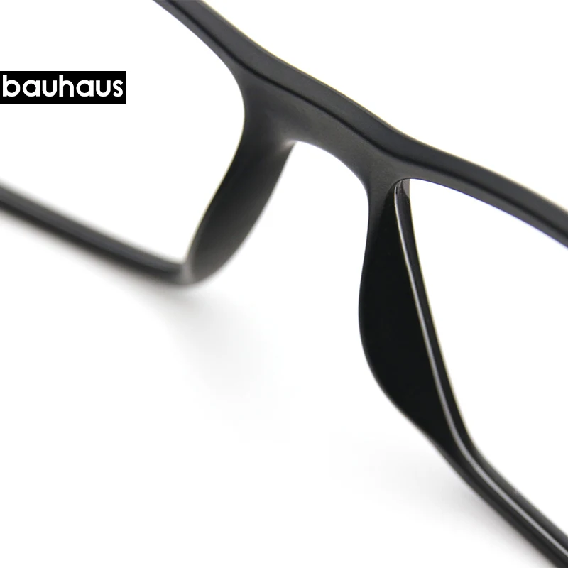 bauhaus brand Top Quality Ultem Glasses Frames Fashion colorful Optical Frame for Women and Men square frame 7018 myopia clear