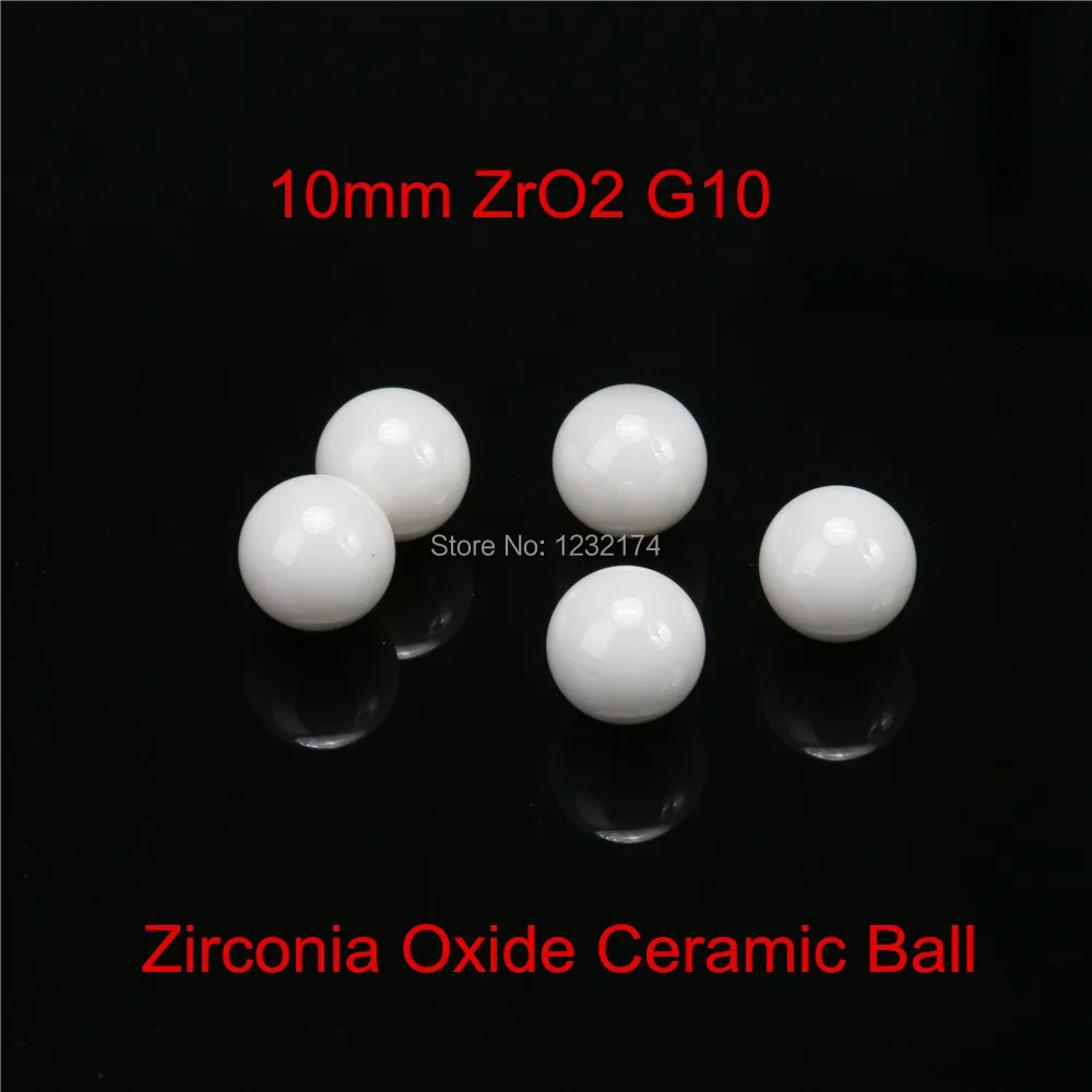 10mm ZrO2 Zirconia Oxide Ceramic Ball G10 10pcs for valve ball,bearing, homogenizer,sprayer,pump  10mm ceramic ball ZrO2