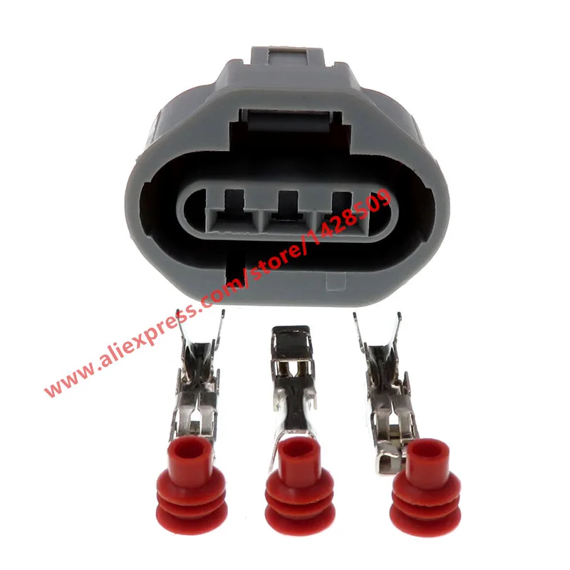 1 Set 3 Pin 7183-1334-30 Left Slot Female Waterproof Car Automotive Cable Plug