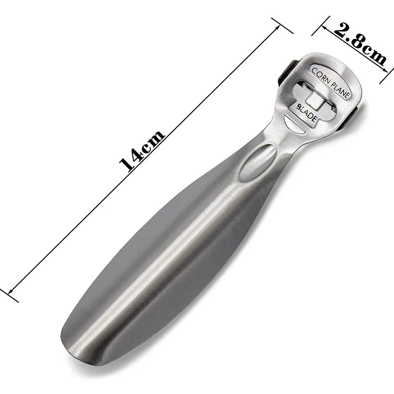 Dissolvant de peau des pieds, fréquence des pieds, coupe-callosités, grattoir pour peau dure, couteau, soins des pieds, outil de pédicure exexpansif, 1 pièce