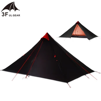 3F UL Pyramid Tent Single Person 15D Double Layer  Ultralight 3 Season