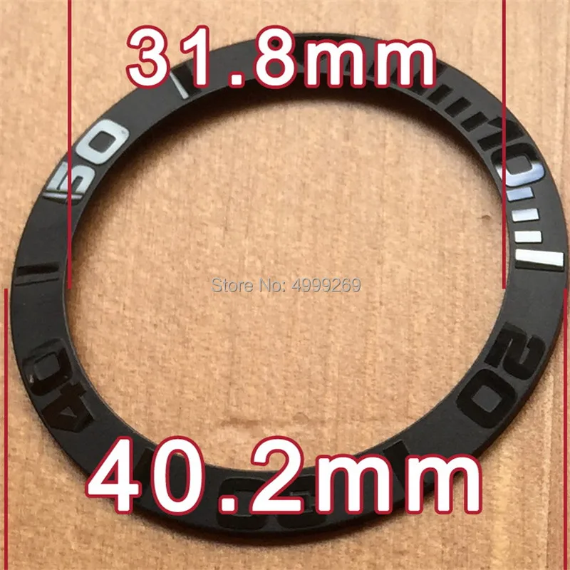 40.2mm/38.6mm/38mm ceramic bezel insert for RLX Rolex Yacht-Master 116655 automatic watch parts tools