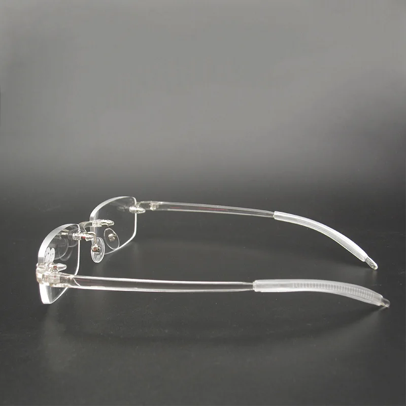 Flexible Women Transparent Reading Glasses Frameless Magnifier TR90 Ultralight Presbyopia +0.5 +0.75 +1 +1.25 +1.5 +1.75 +2 ~ +4