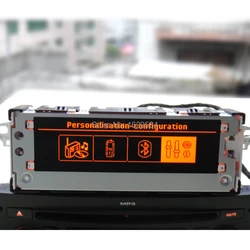 The Original (6pin)  Red Screen Monitor Support display Support USB optional for Citroen c4l Peugeot