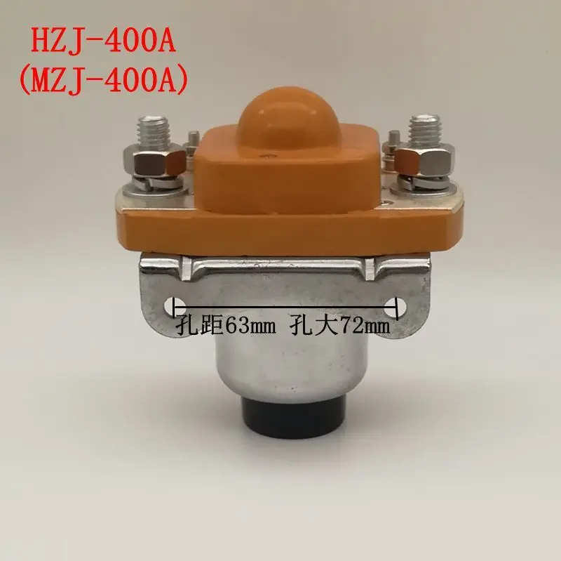 Imagem -05 - Contator Direto Hzj Mz: 400a Corrente Elétrica Alta Potência 24v 48v Ponto de Prata