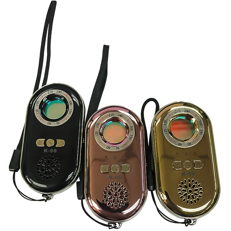 2 Pack Anti-Spy Bug Detector X Mini Wireless Camera Hidden Finder Privacy Protect Security(Rose Gold) K98