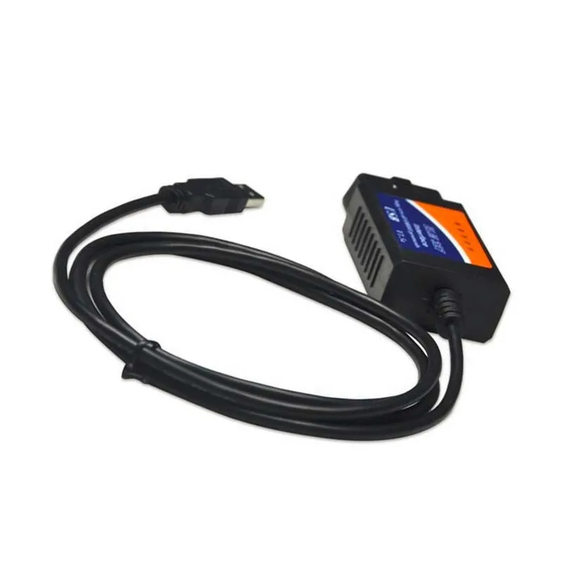 2024 Newest Elm327 USB Obd2 Diagnostic Scanner Elm 327 V 1.5 USB cables Scanner Support All OBDII Protocols elm-327 Scan Tool