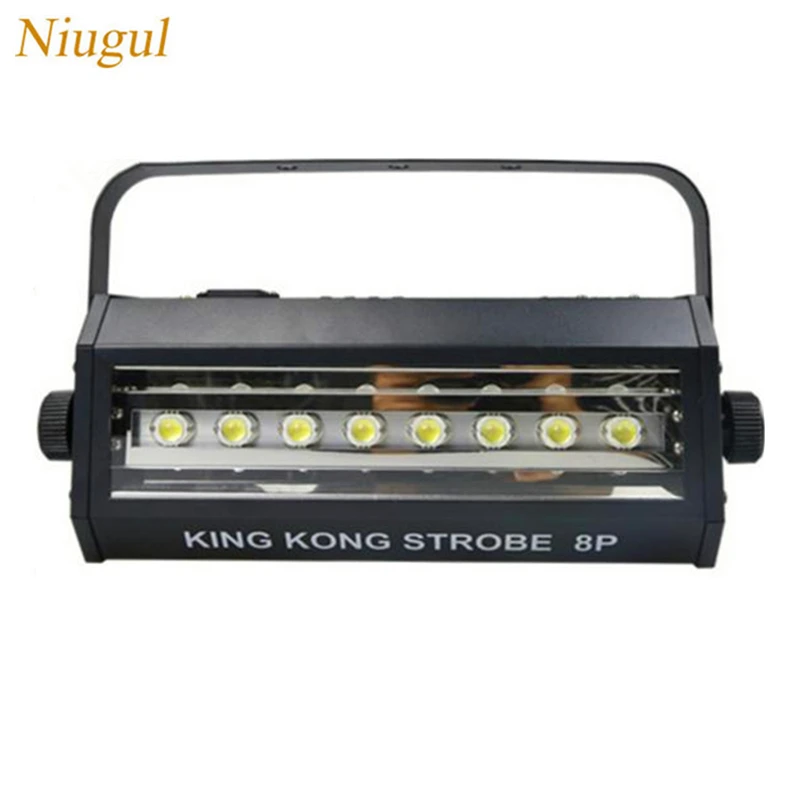 

LED 200W Strobe Light For Party Disco DJ Ba Stroboscope Strong Flash Lighting DMX512 Auto Sound Control Exposure Blinking Lights