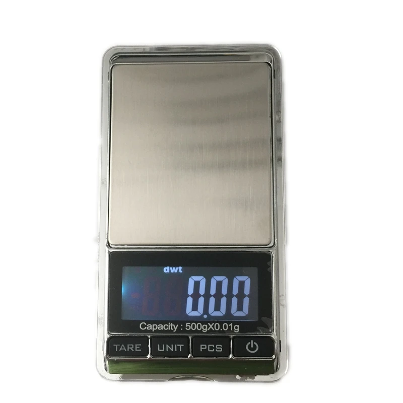 Mini balanza Digital de bolsillo para joyería, balanza electrónica de 500g x 0,01g con pantalla LCD g/oz/ct/ozt/dwt