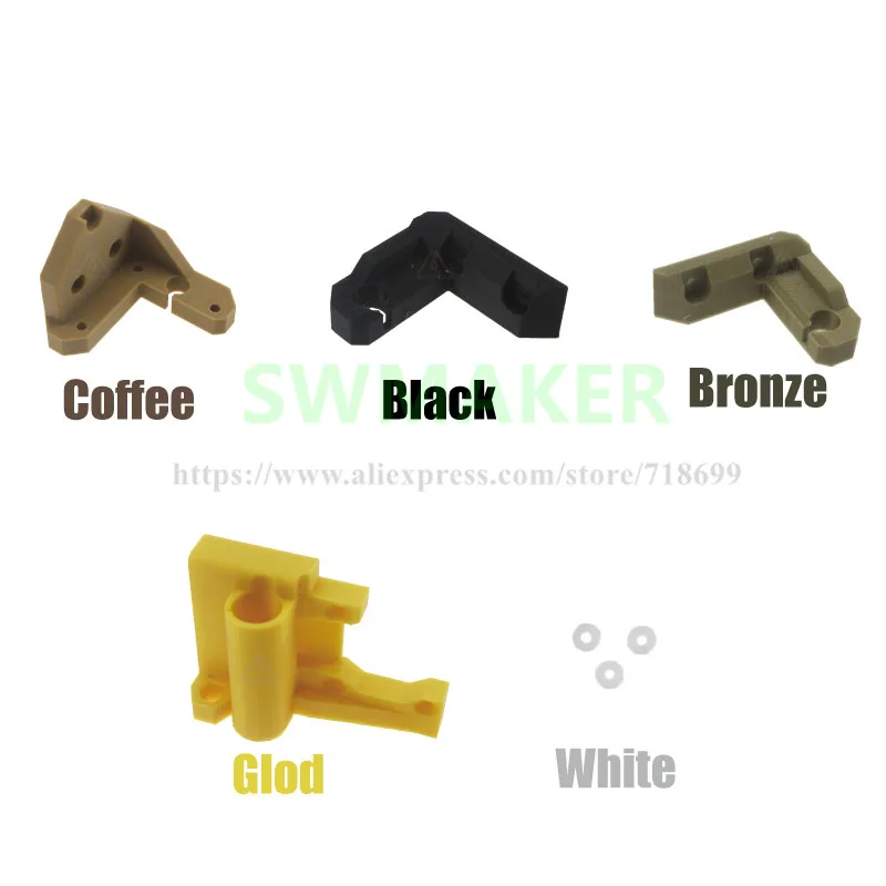 Reprap Prusa i3 Rework 3D Printer PLA Required PLA Plastic Parts Set Kit Blue color