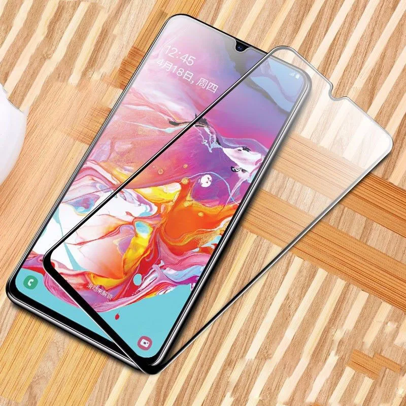 For Samsung Galaxy A30S A20E A10 A10S A20S A20 A30 A40 A50 A50S A70 A70S A80 Full Glue Tempered Glass Glass Screen Protectors