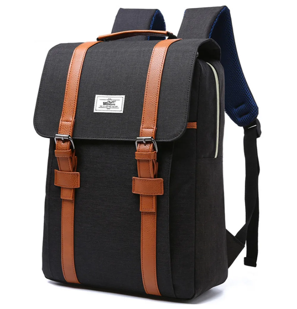 14 15 Inch Waterproof Nylon Stylish Durable Multi-purpose Laptop Notebook Backpack Bag Case for Men Women