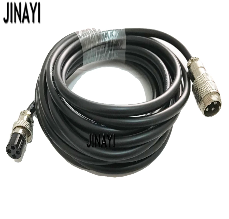 4 pin 4P GX16 16mm Male Female  Air Plug Aviation Socket Connector Plug Cable 1m 3m 5m 10m