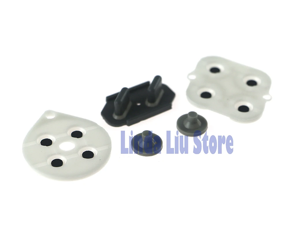 for Nintendo SNES Nintendo Rubber Conductive Silicone Pads Buttons Repair Parts 40sets/lot