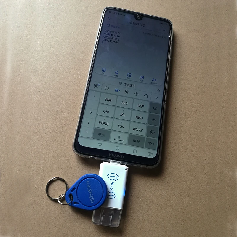 Mini Tragbare RFID 125KHz Proximity Smart EM Karte Micro USB ID Kartenleser Win8/Android/OTG Smart telefon Android Rfid Kartenleser