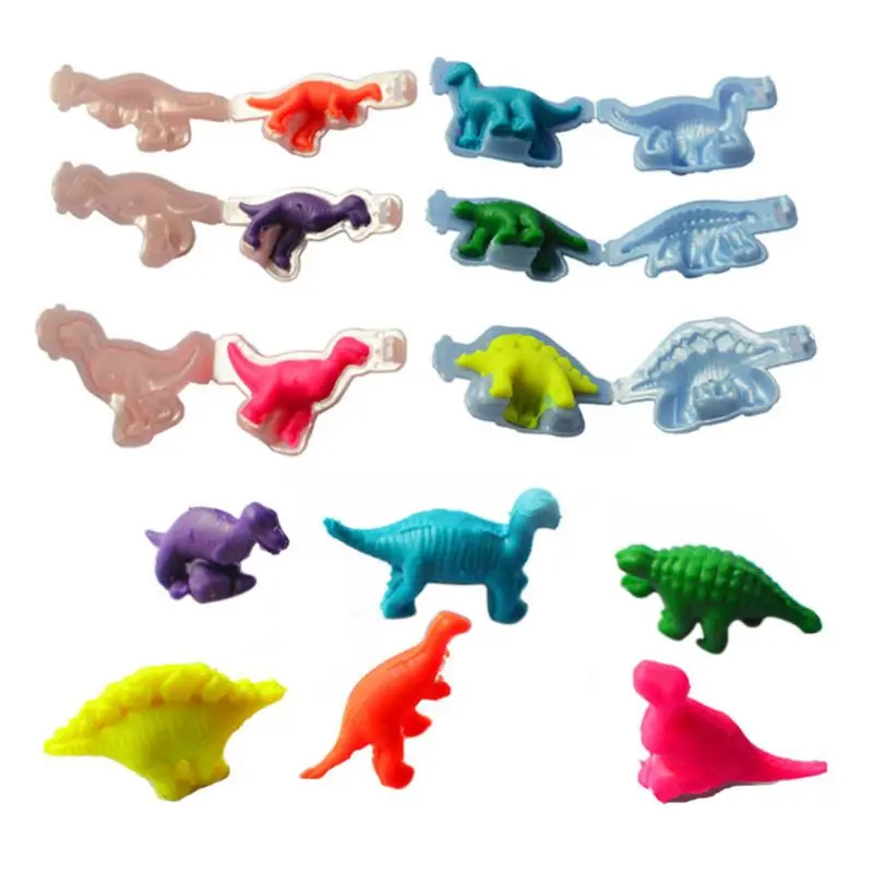 Dinosaur Plasticine Mould Tools DIY Clay Moulds Toy Kit Dough Modeling Clay Toys