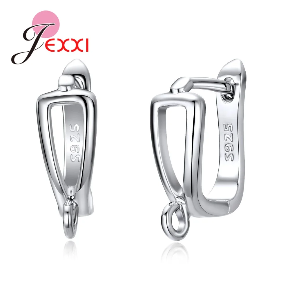 

Серьги-Крючки женские из серебра 925 пробы, с верхом, 2 шт.