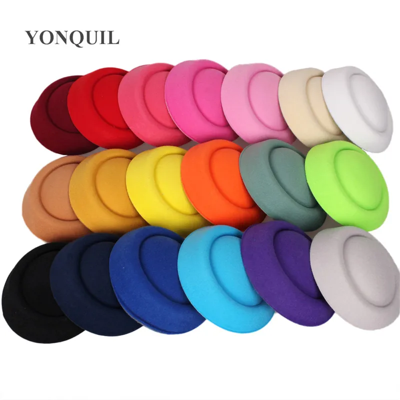 Base de sombreros fascinadores de 16 CM, accesorios para el cabello de Millinery DIY, Bases de pastillero, Mini sombreros de copa para ocasiones,