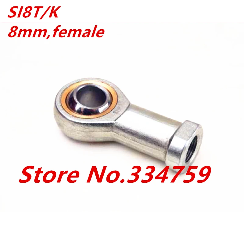 NEW si8t/k SI8T/K 8mm internal thread female Metric Thread Rod End Joint Bearing SI8T/K SI8TK PHSA8