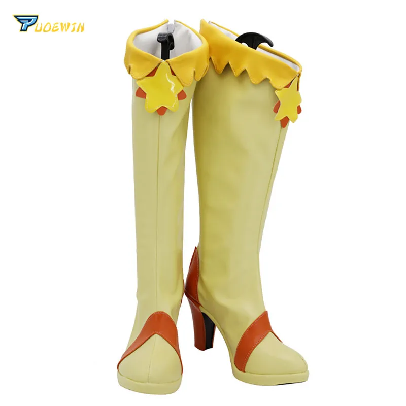 Pretty Cure Precure Cure Soleil Twinkle Cosplay Shoes Long Boots For Girl Christmas Halloween