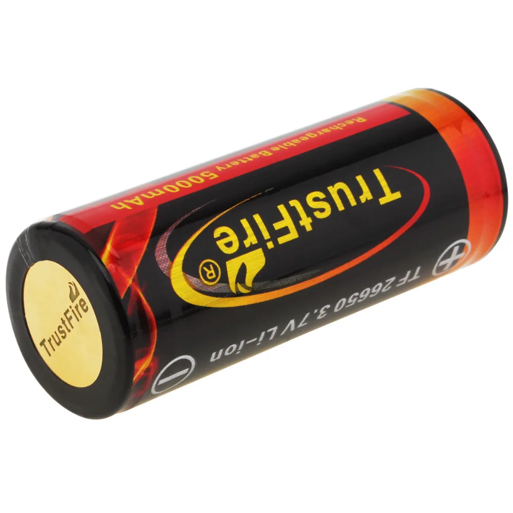 Trustfire 26650 Battery Rechargeable Battery 3.7V Capacity Li-ion Rechargeable Battery For Flashlight Torch Battery