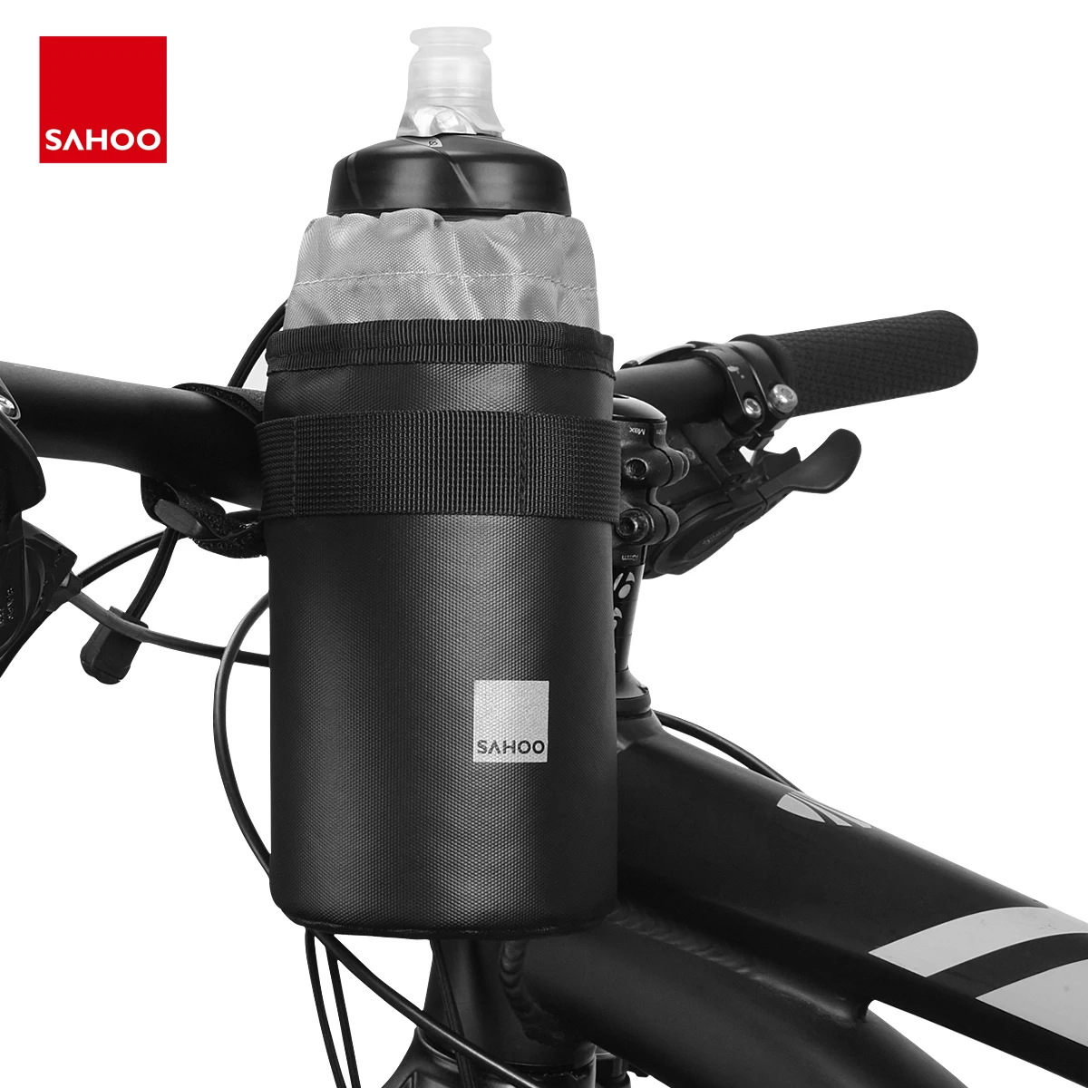 Sahoo Travel 112050 Cycling Bike Bicycle Handlebar Insulated Drink Water Bottle Bag Kettle Cooler Pack Holder Hydration Carrier