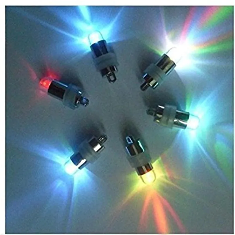 10 peças/lote rgb micro diodo emissor de luz para decoração de festa/uso de festa luz para vaso/decoração de luz de festa