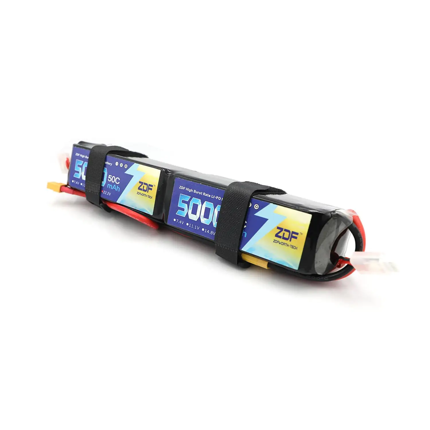 ZDF RC Lipo 12 S bateria 44.4 V 5000 mAh 50C Burst 100C do helikoptera RC Model dron zdalnie sterowany Quadcopter ocenionym 5.0/5