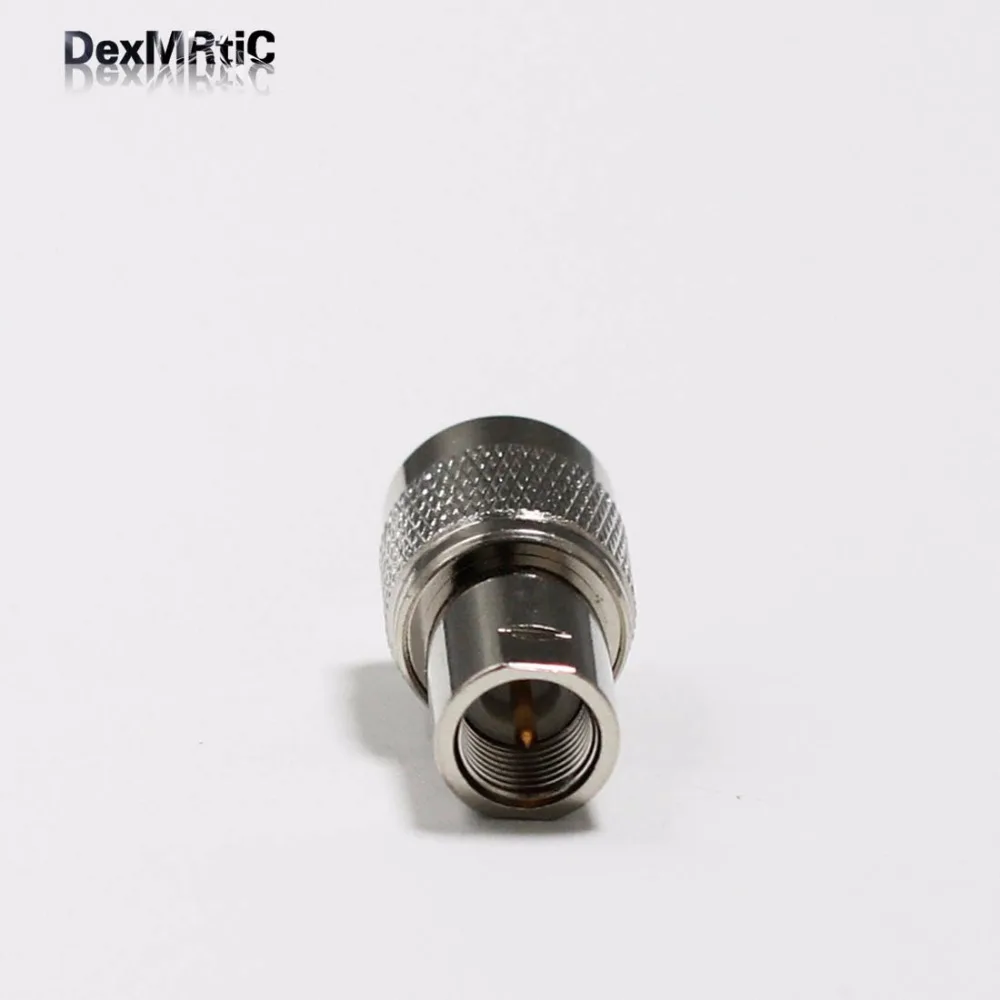 1pc  TNC  Male Plug  switch  FME  Male Plug  RF Coax Adapter convertor  Straight  Nickelplated  NEW wholesale