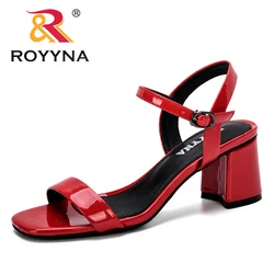 ROYYNA New Woman Sandals Comfy Summer Women Concise Open Toe scarpe Casual donna Fashion Thick Bottom zeppe sandalo femino