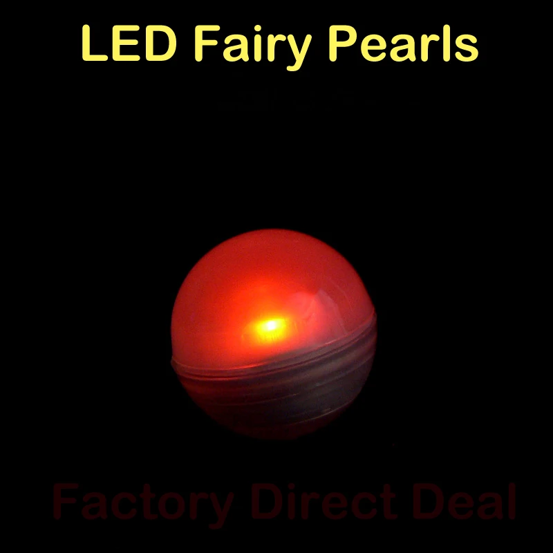 

Fairy LED Pearls!!!(48pcs/Lot) Wedding Decoration 2CM Mini Colorful Small Battery Led Berries Waterproof Floating LED Lights