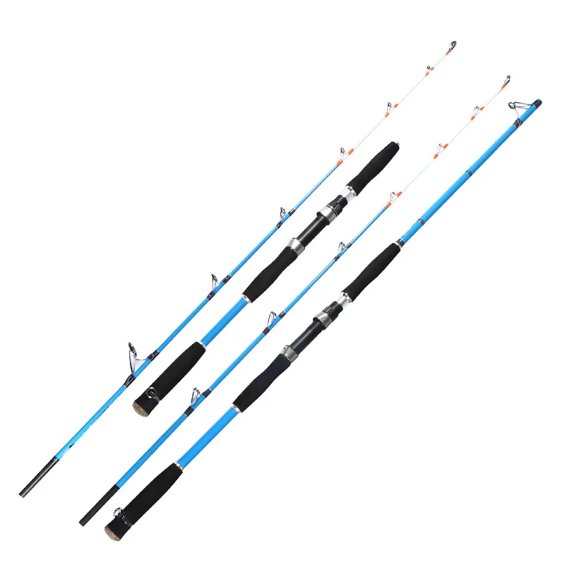 ANZHENJI 2018 New Carbon Straight Handle Fishing Rod 1.6m-2.4m Boat Pole