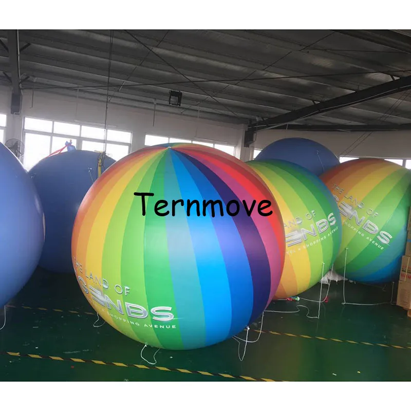 PVC helium balloon Event party supplies Classic toys DIY Logo printing ball Anniversary decorations Giant Diameter 2 2.5 3m