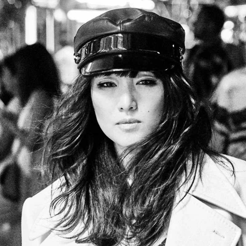 Lady Winter Warm Hats Adult Leather Baseball Cap Female Lacquer Cap Student Navy Cap Female Thunder Cap Real Leather Hats B-8843