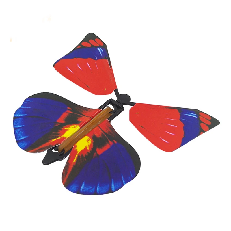 1PC Butterfly Flying From Empty Hand Magic Tricks Appearing Butterfly Magia Stage Close Up Wedding Props Toy For Kids Funny