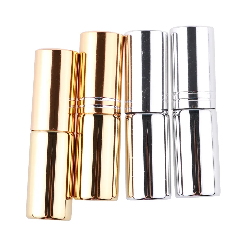 Cosmetic Container Glass Spray Vials Electroplate Perfume Refillable Bottle Portable Astringent Press Pump Bottle 5 ML Atomizer