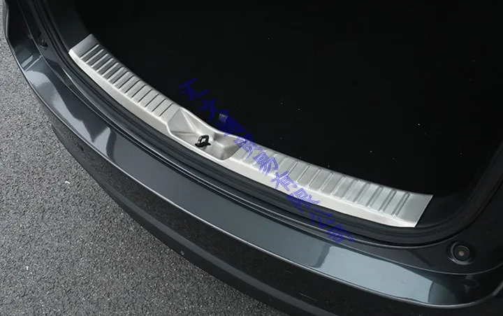 For Mazda CX-5 CX5 2017-2020 2018 2019 2021 Stainless Steel Rear Trunk Scuff Plate Door Sill Cover Molding Garnish