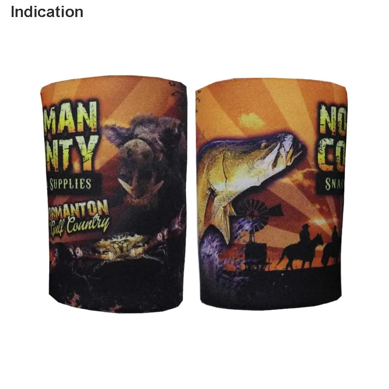 

200pcs/lot Promotional Custom Printed Stubby Holders Can Coolers for Dye Sublimation Printing For Food Wine Beer Cans Cooler Bag