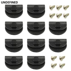 Motorcycle Black Side Battery Cover Clips Mount Clamp Right Left For Harley Sportster XL883 XL1200 2004-2018 X48 72 2010-2022