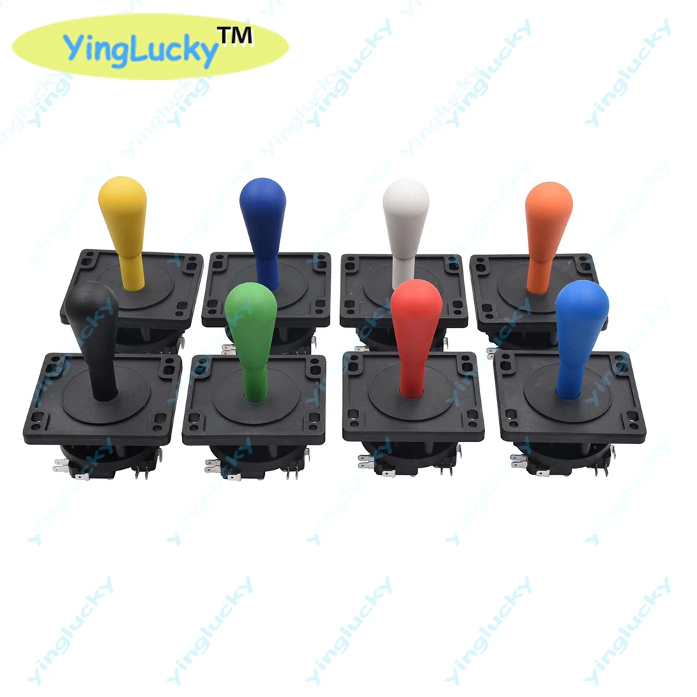 New Happ style joystick Arcade stick 4/8 way joystick wirh 3 PIN Micro Switch Bat top ball American style handle